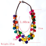 Colorful Wooden Necklace