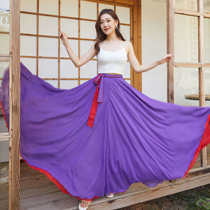 Bohemian High Waist Long Skirt