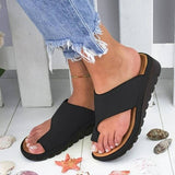 Women Leather Comfy Flat Sandals