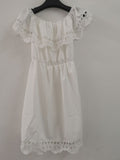 Women Elegant Vintage white Dress
