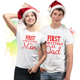 First Christmas Dad&mom Baby Tshirt