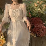 Summer Lace Sweet Elegant Dress