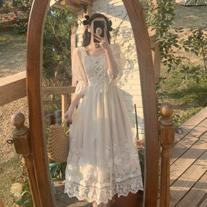 Summer Lace Sweet Elegant Dress