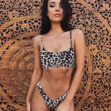 Women Sexy Leopard Swimwear