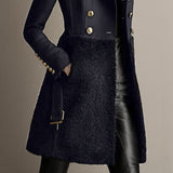 Winter  Lapel Women's Overcoat Jacket