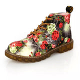 Floral Printed Boots