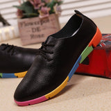 Genuine Leather Flat Shoes