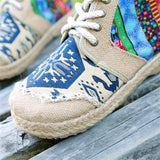 Embroidered National Boho Shoes