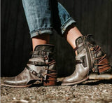 Vintage Women Ankle Boots